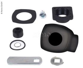 PushLock incl. cover black without cylinder and key