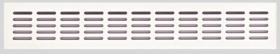 Ventilation grille 400 x 80 mm (white)