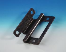 Flap hinge 50mm cranked, nickel plated pack of 4
