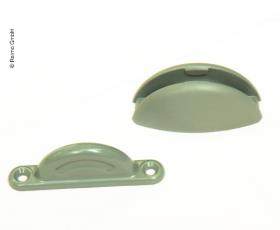 Locks for doors and flaps