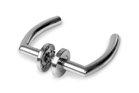 Dørhåndtag sæt sekelformet, stål