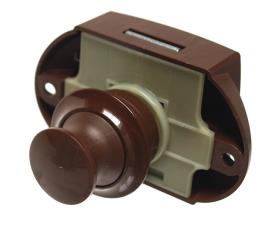 Push Lock - furniture lock Braun