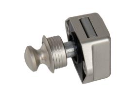 Push Lock Mini - furniture lock silver