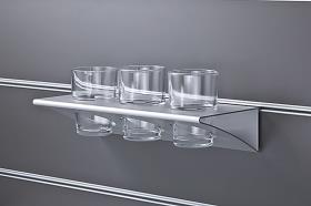 Glass holder, for 3 glasses, width 303mm