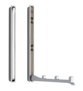 Klapphaken chrom glänzend