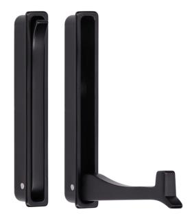 Klapphaken schwarz matt