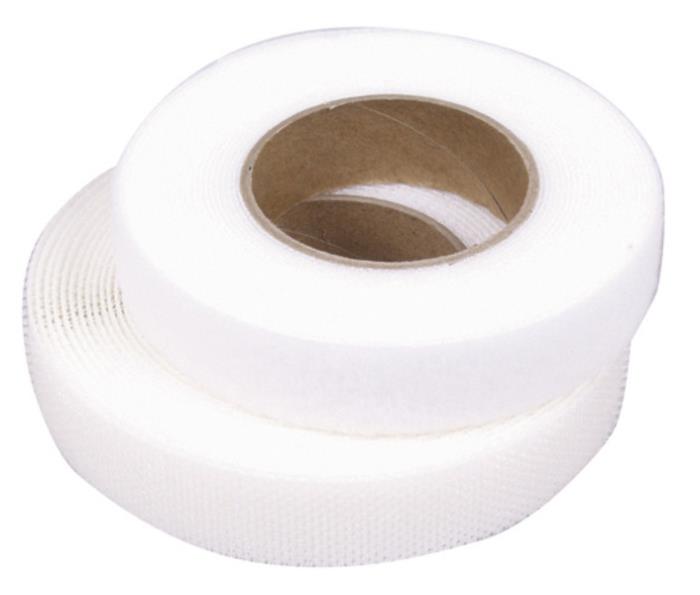 Velcro tape 20 mm (hvid) 5 m lang