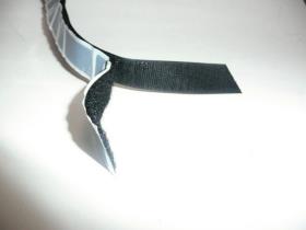 Velcro tape self-adhesive. 20mm black 5m