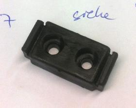 Floor mounting black for joint support foot