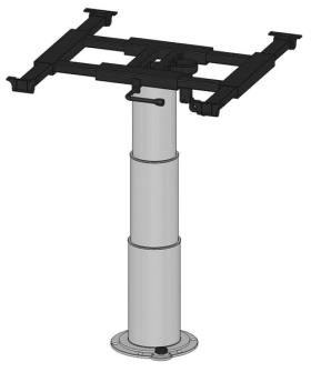 Enkelt søjle løft 355-730mm, slagtilstand 375mm