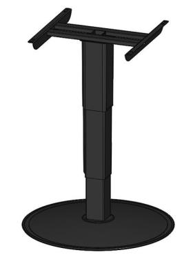 Single column lift table 320-680mm, only upper and lower height