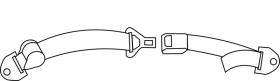 2-point automatic lapbelt