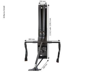 Belt support for 2 persons Standard