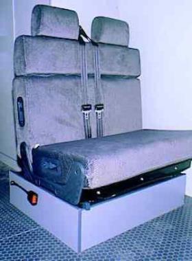 Divan 503 2-seater bench 90 cm, uncovered, with straps