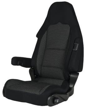Pilot seat S 10.1, cover Tavoc2, grey/black f. driver's side