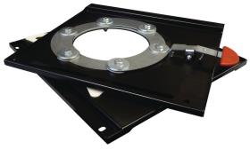 Swivel console for driver's or passenger's seat