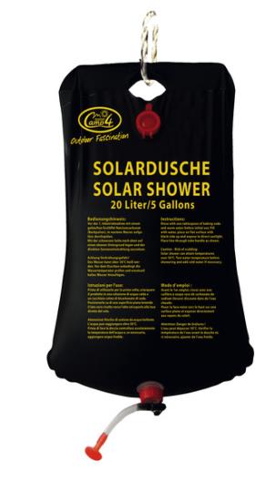 Solbruser med suspension, 20 l. Volumen