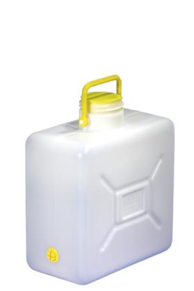 Wide neck canister with handle 16l