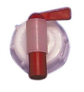 Lid with tap closure