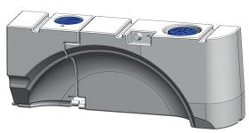 Wassertank Kombi 65+28l