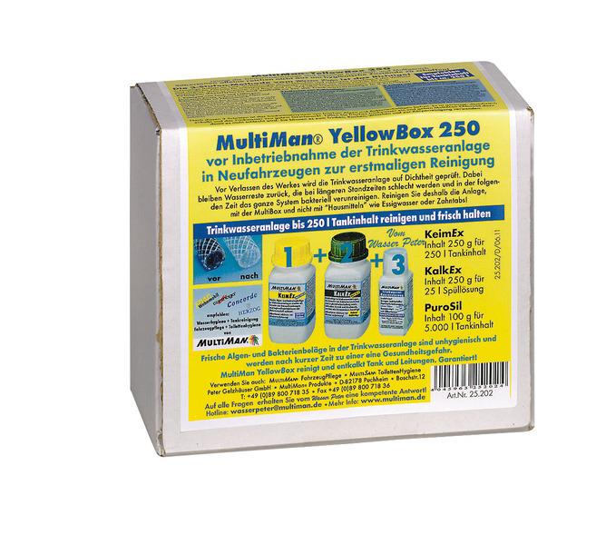 MultiMan YellowBox 250 Vandkommissioneringsboks