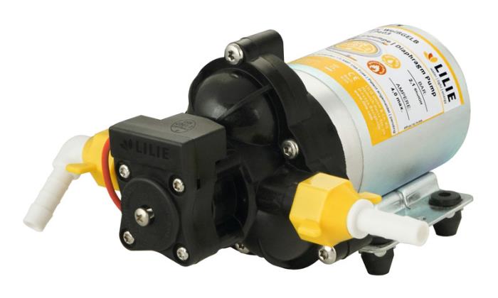 Lily Shurflo Pump Classic-serie hvidgul 2,1 bar, 10,6L / min