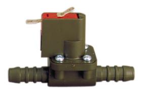 Diaphragm switch for shower Modern, hose connection on both sides 0.4 bar