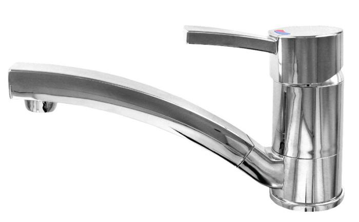 højkvalitets single lever mixer serie Capri - kompakt krom