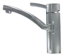 high-quality single-lever mixer tap Capri series - chrome with standard spout