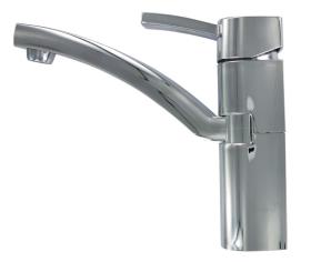 højkvalitets single lever mixer serie Capri - krom med standard tud