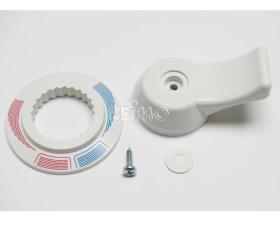Rotary lever for single-lever mixer tap