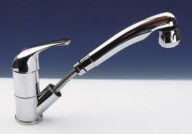 Single lever faucet Kama with combination shower chrome, with switch SB