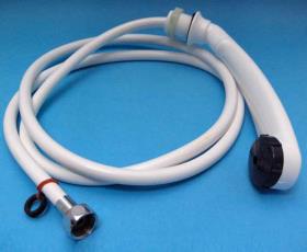 Shower set Duett 2 way valve white SB