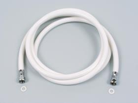 Shower hose white 1,5 m, 3/8" x 1/2"