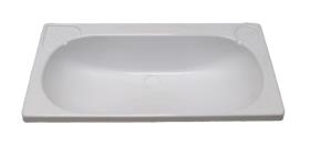 Built-in washbasin 665x330mm (WxH) white