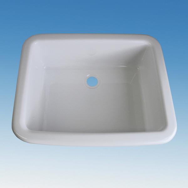 Mini håndvask 350x280 dybde 120mm hvid