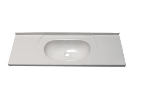 Built-in washbasin, ABS, white
