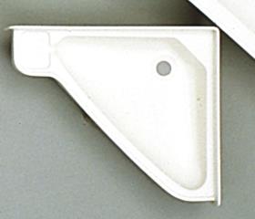 Corner washbasin - small, ABS Colour: White