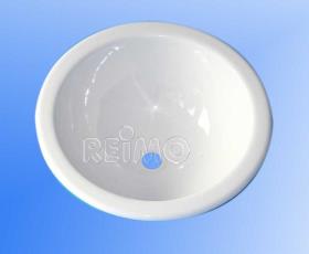 Built-in washbasin round white 290mm