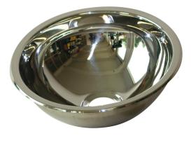 Waschbeck.round stainless steel 295