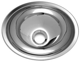 Wash basin.oval stainless steel.340