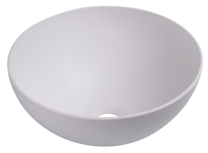 Håndvaske runde hvid, dimensioner: ø 300 mm, H 135 mm
