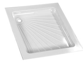 Shower tray, 800x800 mm, white