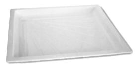 Shower tray 723x682x62mm, white