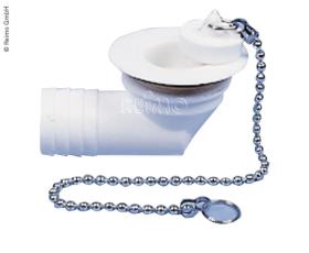 Water drain set angled hose 1", drain opening 31mm, pack of 10