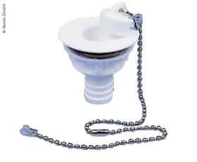 Water drain set straight - hose 3/4", drain opening 21mm, 10er