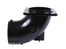 Elbow 90 degrees with swivel flange SB