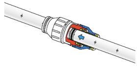 Støttearm Superseal 12mm til Speedpex rør