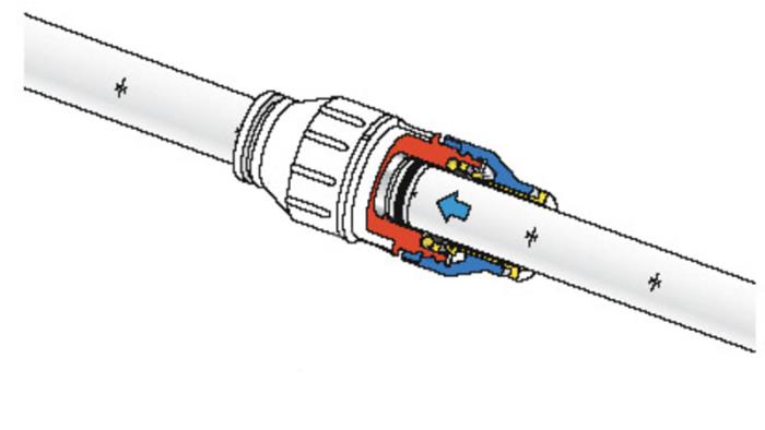 Støttearm Superseal 12mm til Speedpex rør