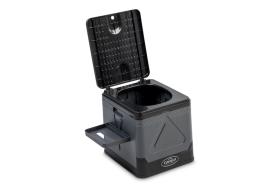 Klapptoilette S grau/schw